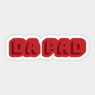 DA PAD Sticker